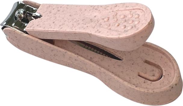 Produktbild Herba Nagelknipser mit Auffangschale Weizenstroh PP rosa