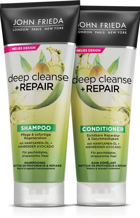 Produktbild John Frieda Deep Cleanse & Repair Shampoo (n) (250 ml, Flüssiges Shampoo)