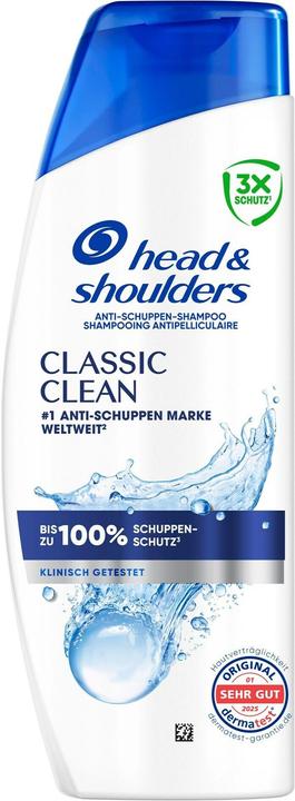 Head & Shoulders Anti-Schuppen Shampoo Classic Clean Shampoo 250 ml (Liquid shampoo, 250 ml)