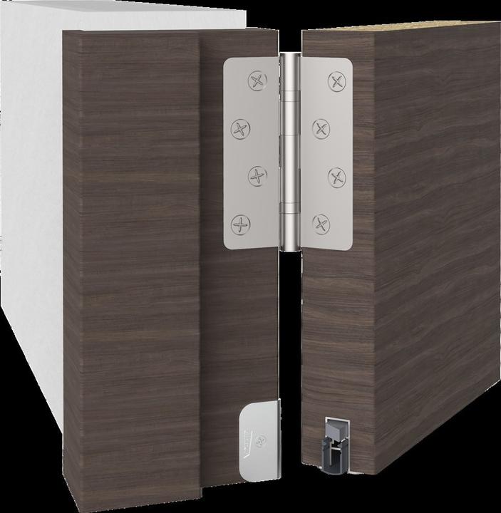 Produktbild Athmer Türdichtung Schall-Ex® DUO L-15/28 OS 1-404 2-seitig Länge 958 mm Aluminium silberfarben eloxiert...