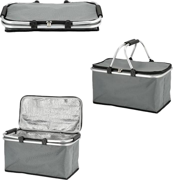 Immagine prodotto Cepewa Cestino termico, pieghevole, grigio, 30l (30 l)