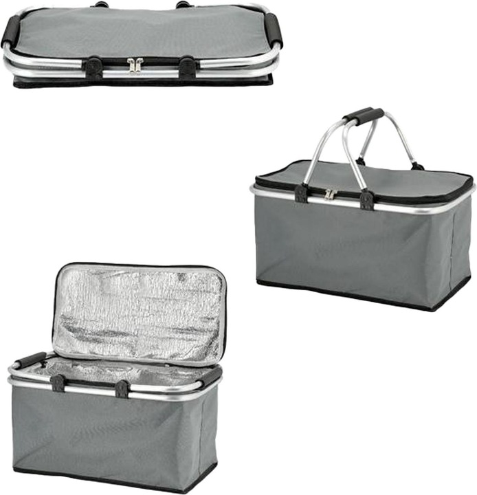 Produktbild Cepewa Thermo Einkaufskorb, faltbar, grau, 30l (30 l)
