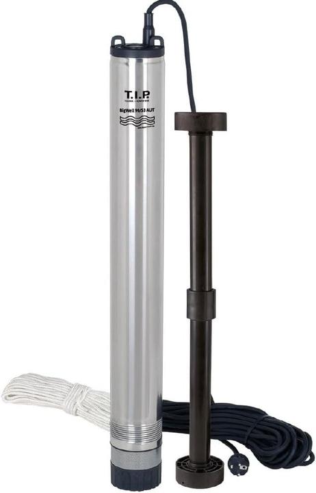 T.I.P. Technical industry products BigWell 90/53 AUT 30084 Deep well pump with protective contact socket (Domestic water pump)