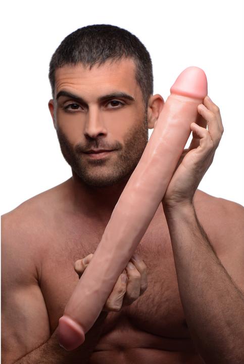 Produktbild SexFlesh Realistic Double Dildo - 17.5 inch - Flesh