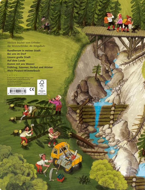 Produktbild Ravensburger Mein Wimmelbuch: Hier in den Bergen (Deutsch, Ali Mitgutsch, 2021)
