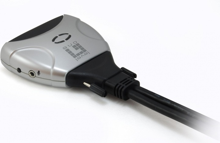 Image du produit LevelOne KVM-0260 Commutateur KVM DVI avec câble audio/USB