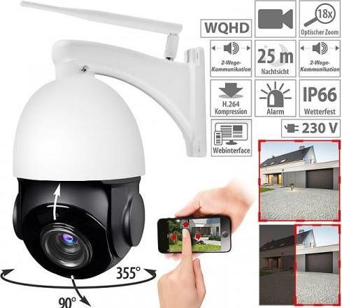 Actual product image 7links PTZ IP Surveillance Camera (2560 x 1440 Pixels)