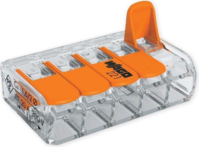 Produktbild Wago Verbindungsklemme COMPACT 5-fach