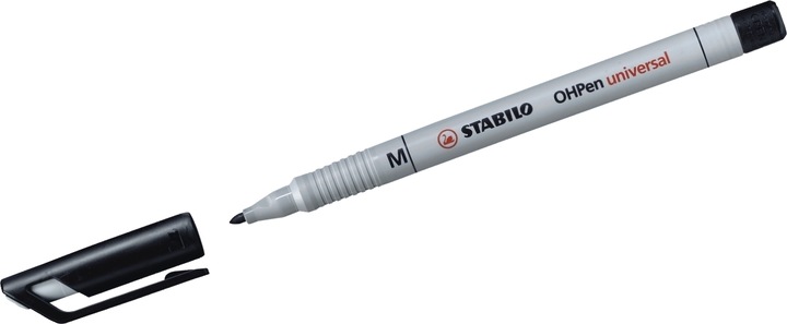 Produktbild STABILO OHPen universal Folienstift wasserlöslich (Schwarz, 1 mm, 1 x)