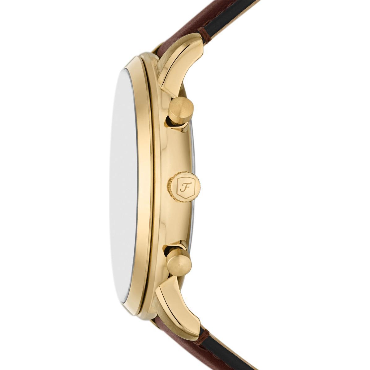 Thumbnail - Fossil, Armbanduhr, Neutra, Gold, (Chronograph, 44 mm)