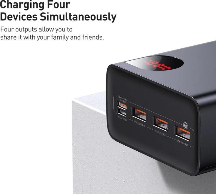 Actual product image Baseus Adaman Digital Display (40000 mAh, 22.50 W, 148 Wh)