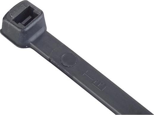 Actual product image ABB TY125-30X Ty-Fast cable tie 143 mm Black UV stabilized 100 pcs. (TY125-30X) (Plastic cable ties, 143 mm, 100 pcs.)