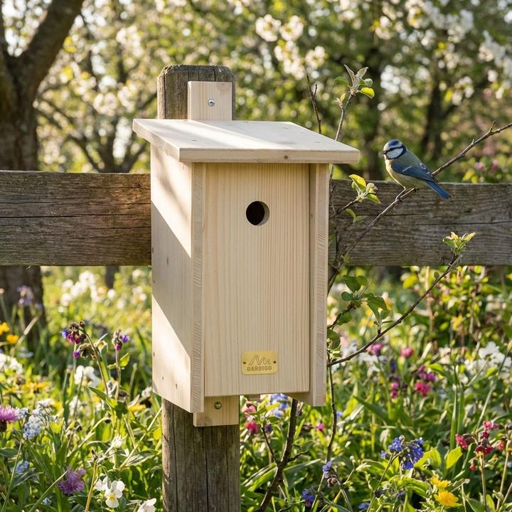 Actual product image Gardigo Spruce nesting box kit for many tit species, set of 2