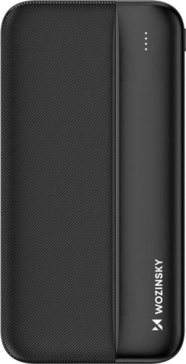 Actual product image Wozinsky powerbank Li-Po 10000mAh 2 x USB black (WPBBK1) (10000 mAh)