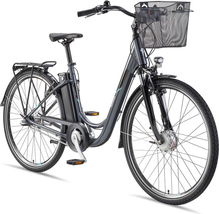 Telefunken Multitalent RC830, City E-Bike, Motor power 250 W, Wheel size 28 ", Warranty 24 month(s), Anthracite (48 cm)