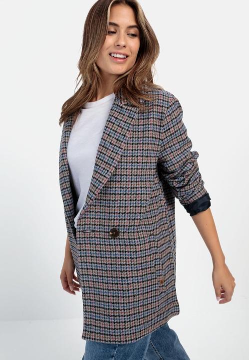 Immagine prodotto Camel Active Blazer oversize con motivo a scacchiera (Banda radio 38 (2600 MHz))