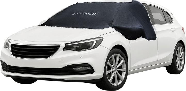 Ideoon Autoscheibenabdeckung mit Seitenscheibenschutz, Magnet-Befestigung, 270 x 94 cm