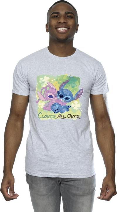 Produktbild Disney Lilo And Stitch St Patrick's Day Clover TShirt (4XL)