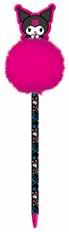Actual product image Pyramid Kuromi Pom Pom Pen: Kuromi (1x)