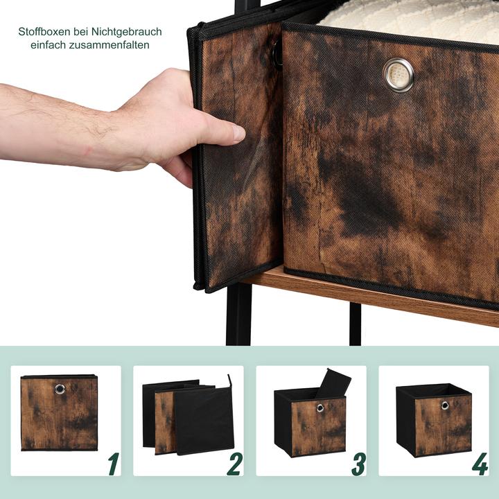 Produktbild Relaxdays 6x Aufbewahrungsbox (26 cm, 6x)