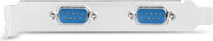 Produktbild Axagon PCEA-PSN PCIe-Adapter mit 2x Seriell-Ports - ASIX AX99100 Chipsatz