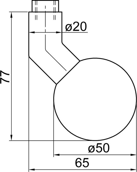 Actual product image Nickal Door knob half sets cranked (Door knob)