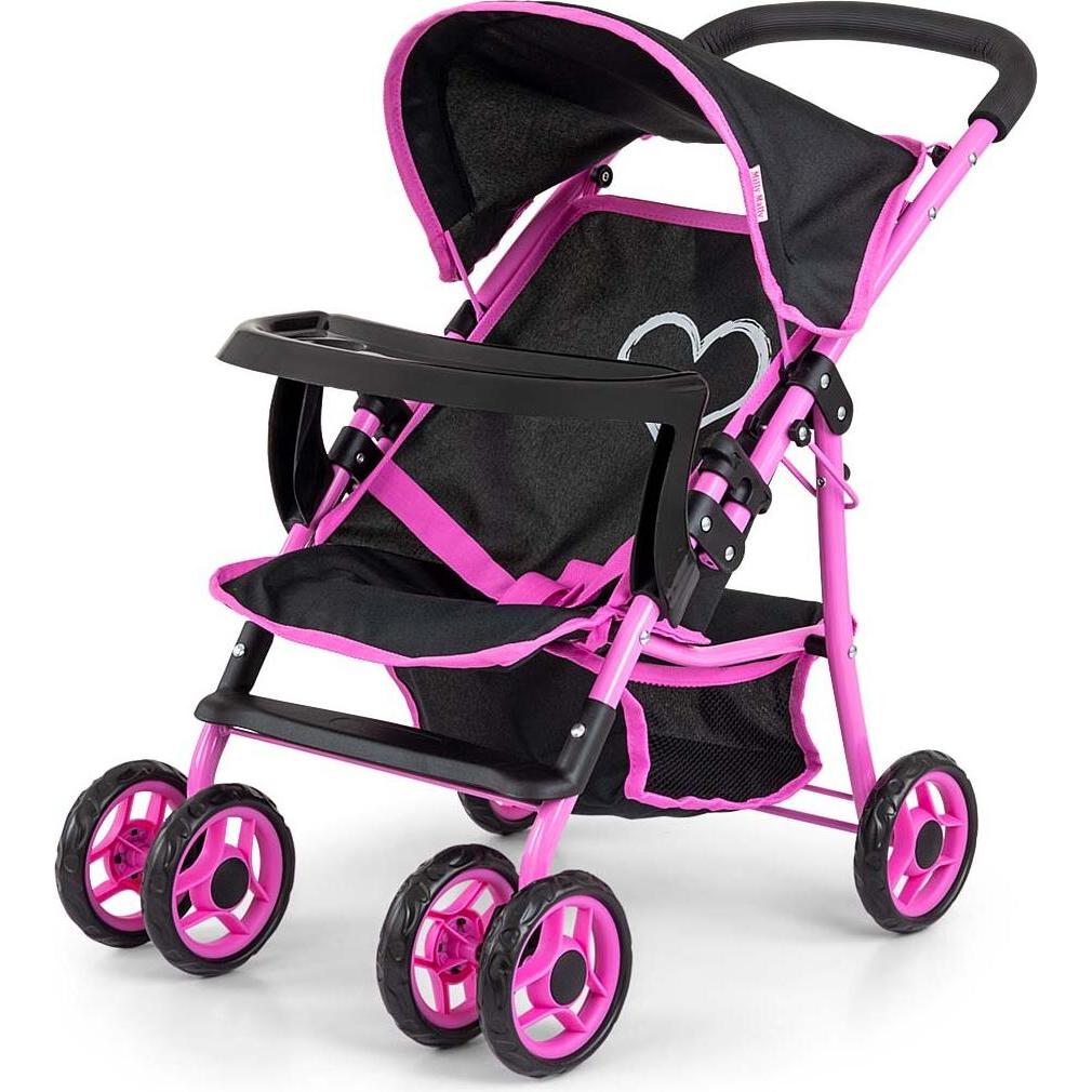 Mally Kindersportwagen für Puppen Milly Kate Prestige Schwarz