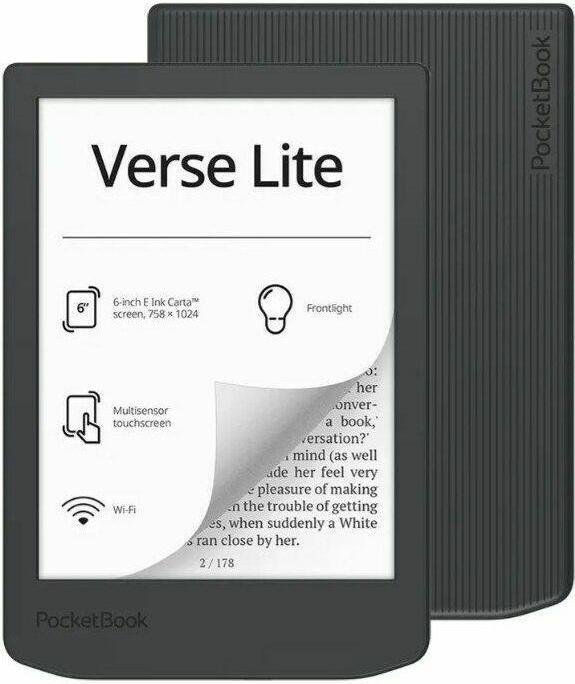 Actual product image PocketBook READER INK 6" 8GB VERSE LITE/GREY PB619-T-WW POCKET BOOK (6")