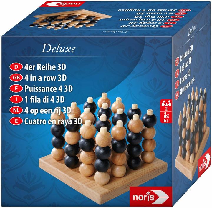 Produktbild Noris Deluxe 4er Reihe 3D (Deutsch, Multilingual, 2 Spieler)