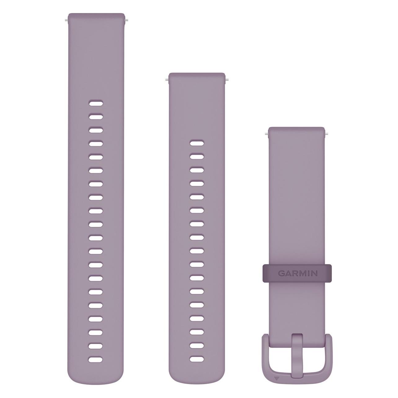 Garmin Quick Release - Horlogeband - Siliconen - 20 Mm - Orchid - Geschikt Voor Vivoactive 5, Uhrenarmband, Violett