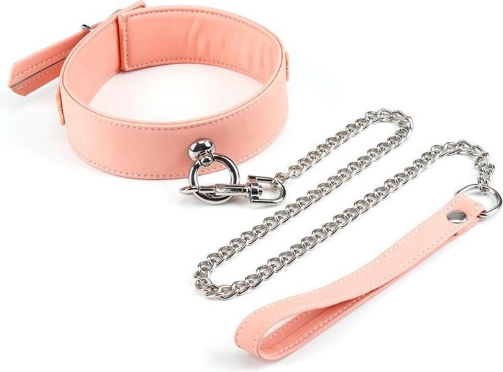 Produktbild Liebe Seele Pink Organosilicone - Halsband mit Leine (Vegan & Nickelfrei)