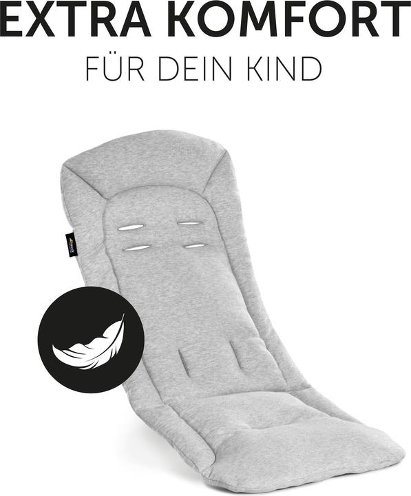 Produktbild Hauck Pushchair Seat Liner Light Grey