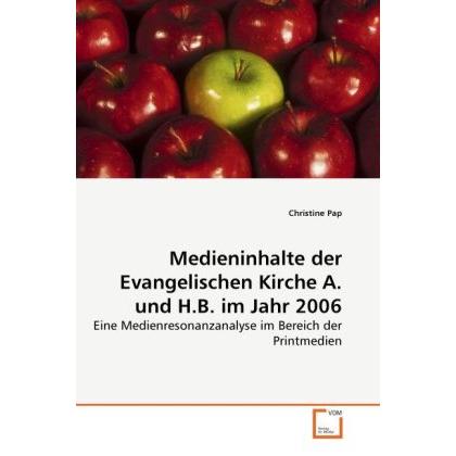 Medieninhalte der Evangelischen Kirche A. und H.B. im Jahr 2006, Fachbücher