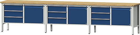Actual product image kaiserkraft Workbench, extra wide (405 cm, 70 cm)