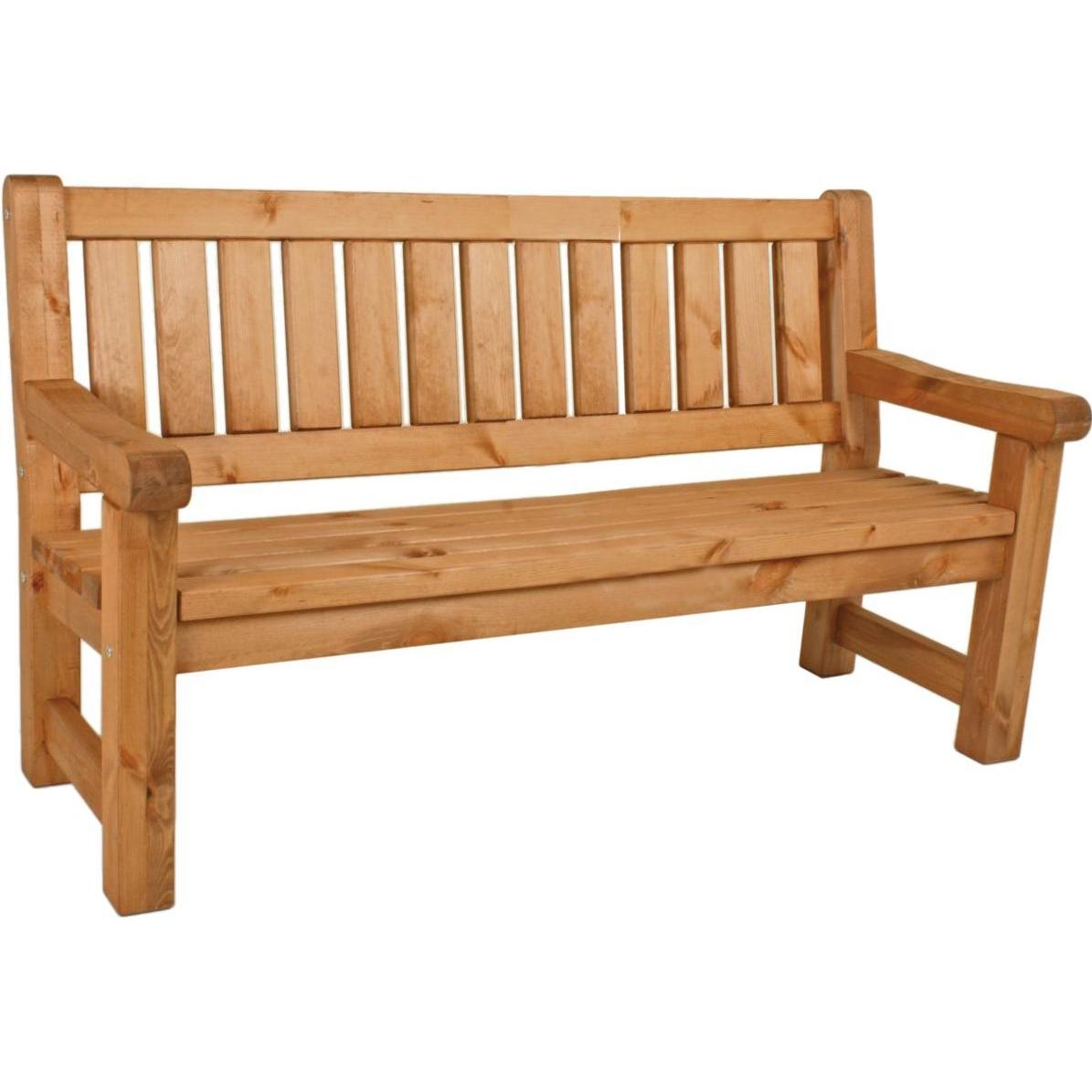 Garden Pleasure, Gartenbank, Gartenbank Allgäu 960362 braun Holz 184,0 cm