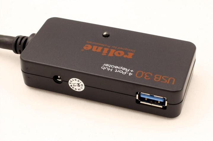 Actual product image Roline USB 3.0 4-Port Hub with Repeater (USB-A, 4 ports)