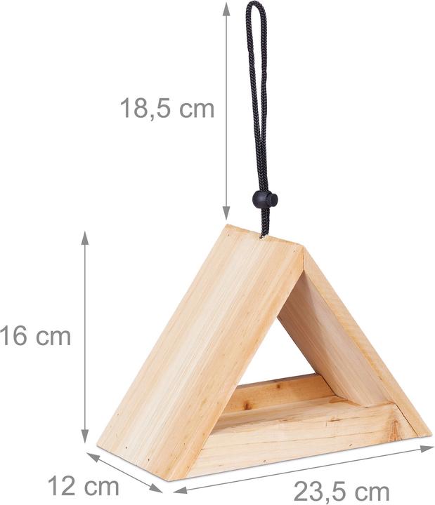 Produktbild Relaxdays Vogelhaus (12 cm, 23.50 cm)