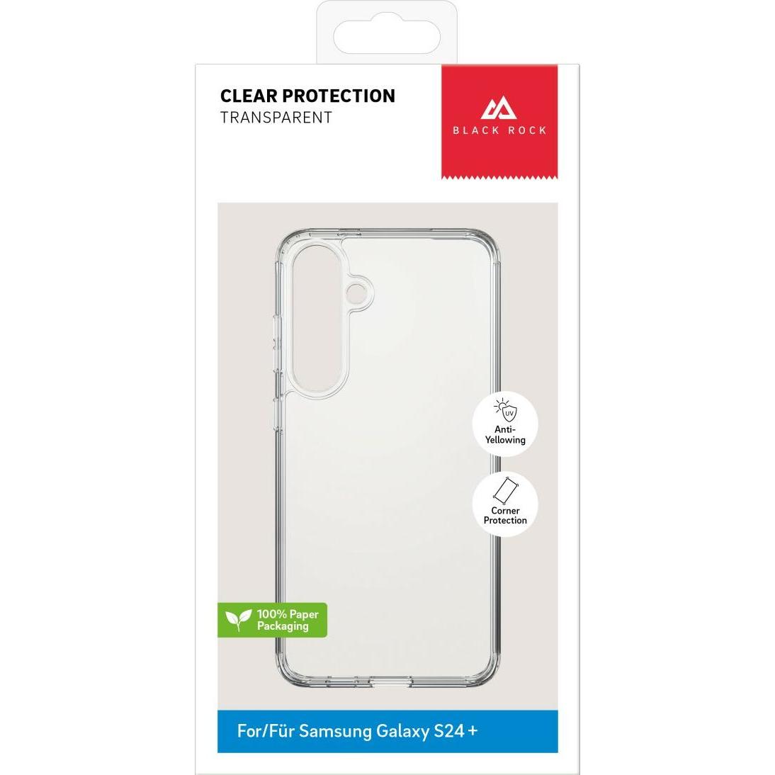 Thumbnail - Black Rock Clear Protection Case (Samsung Galaxy S24+), Smartphone Hülle, Transparent
