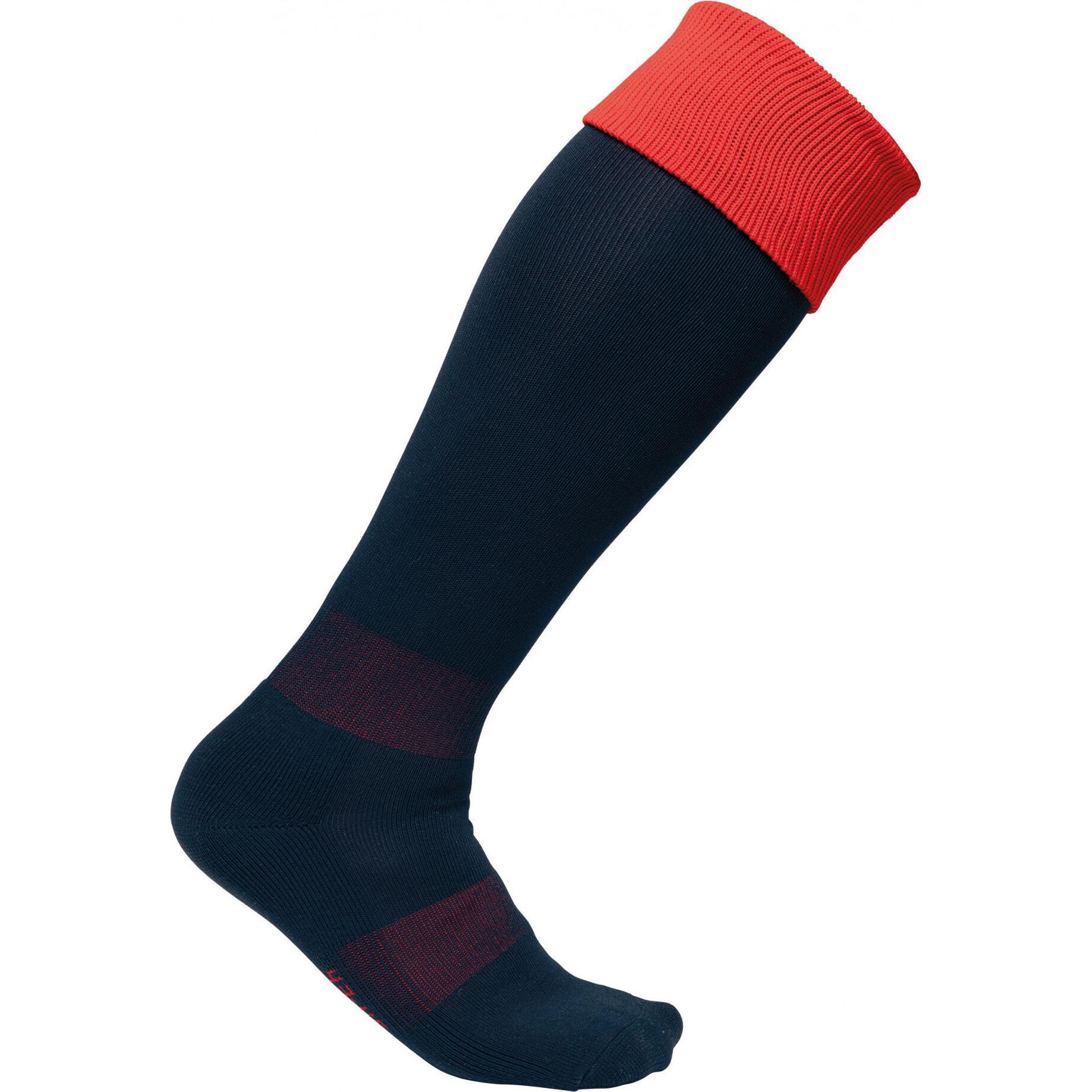 Proact, Sportsocken, Hohe zweifarbige Sportsocken (39, 42), Mehrfarbig