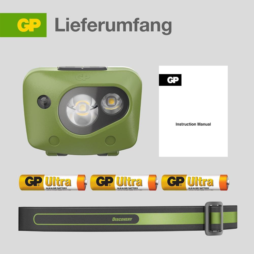 Thumbnail - GP Batteries, Stirnlampe, (300 lm)