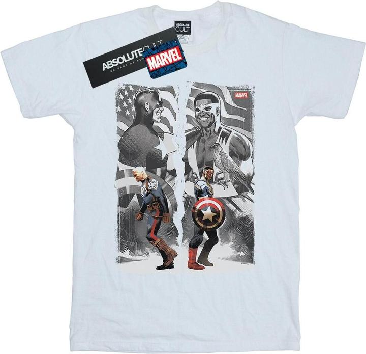 Produktbild Falcon And Captain America Split TShirt (XL)