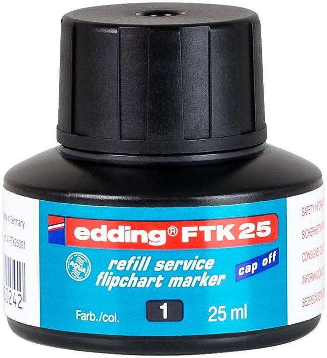 Edding Nachfülltusche FTK25 (Schwarz, 1 x)