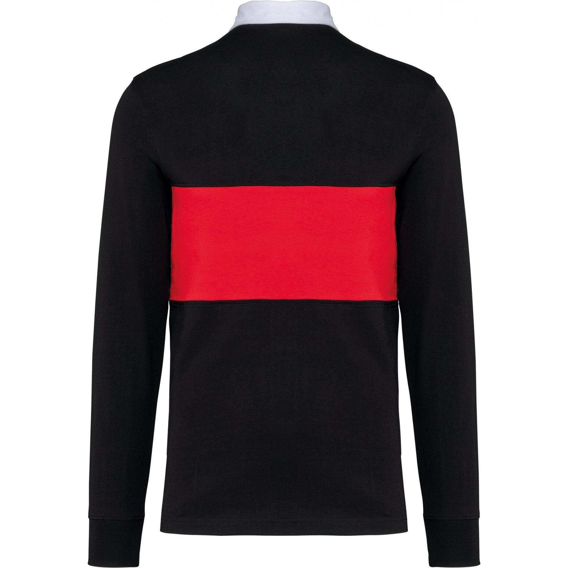 Thumbnail - Proact, Herren, Sportshirt, Rugby-Poloshirt mit langen Ärmeln (5XL), Schwarz, 5XL