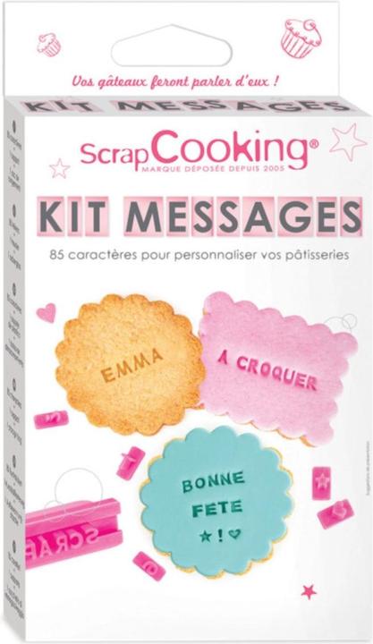 Produktbild ScrapCooking Biskuit "Set messages"