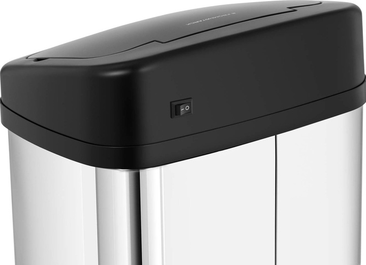 Produktbild Fromm & Starck Mülleimer mit Sensor automatischer Abfalleimer Edelstahl Müllbeutel eckig 50 L (50 l)
