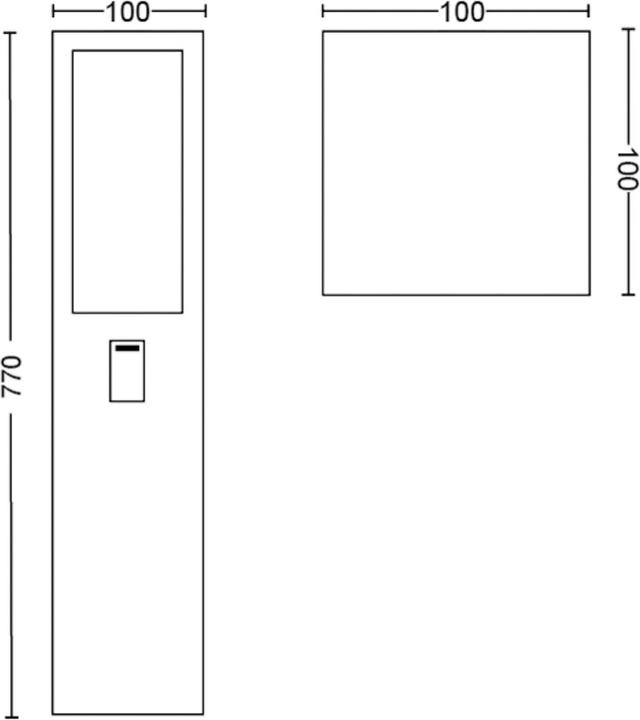 Actual product image Philips Hue Imprint Base (1200 lm, IP44)