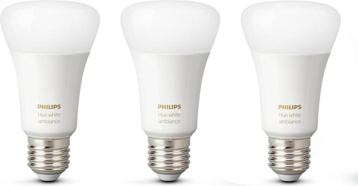 Produktbild Philips Hue White Ambiance BT (E27, 8.50 W, 806 lm, 3 x, F)
