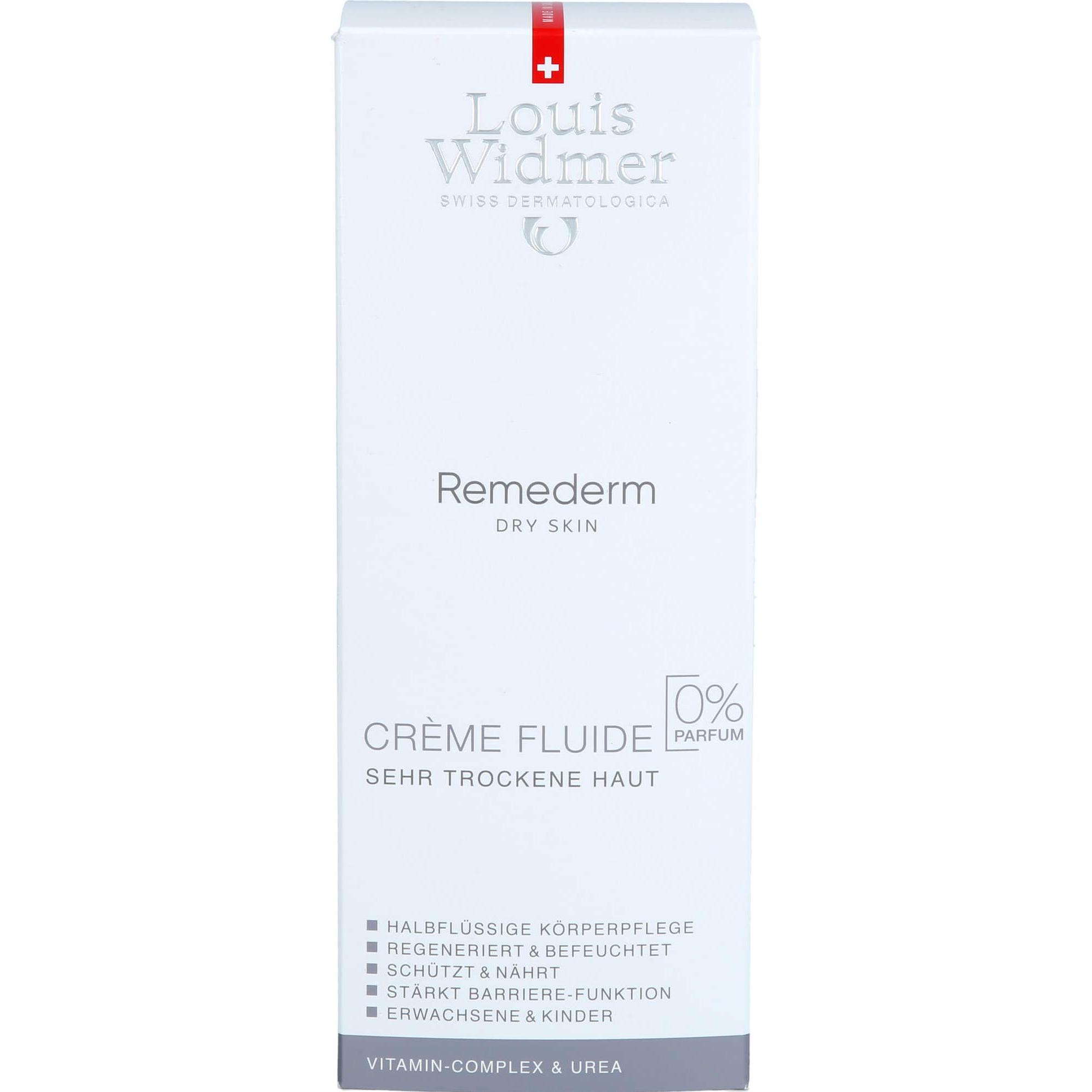 Thumbnail - Louis Widmer, Bodylotion, Remederm Creme Fluid unparfümiert (Körpercreme, 200 ml)