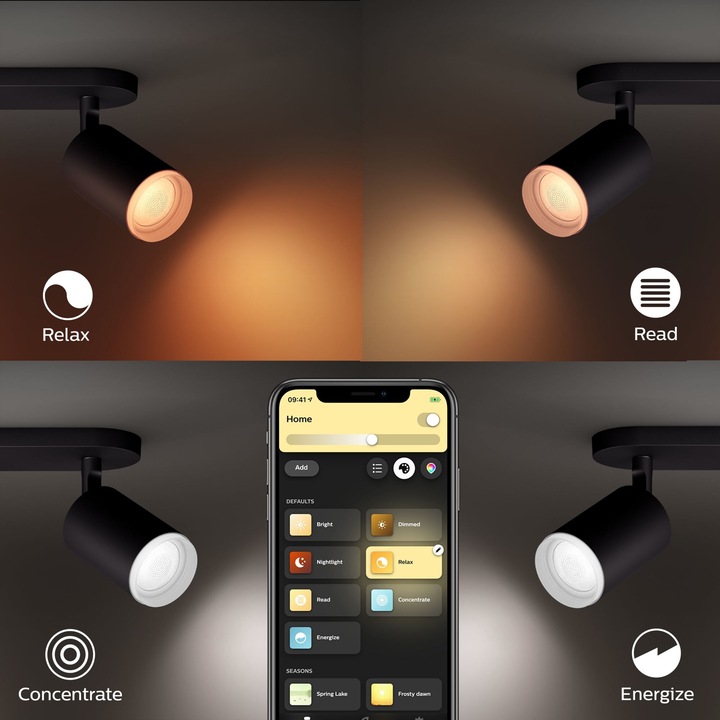 Image du produit Philips Hue Fugato Base BT (1400 lm, GU10)