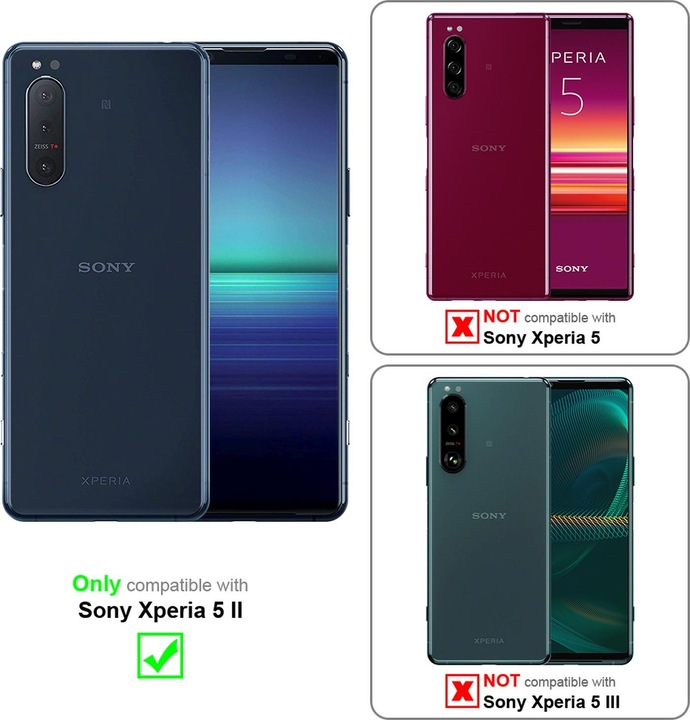 Produktbild Cadorabo Book Invisible Magnet Cover (Sony Xperia 5 II)